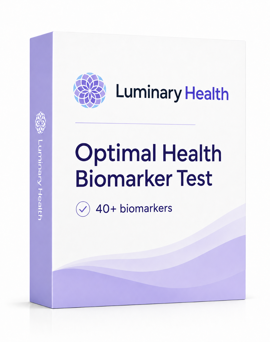 Luminary Health Optimal Health Biomarker Test box